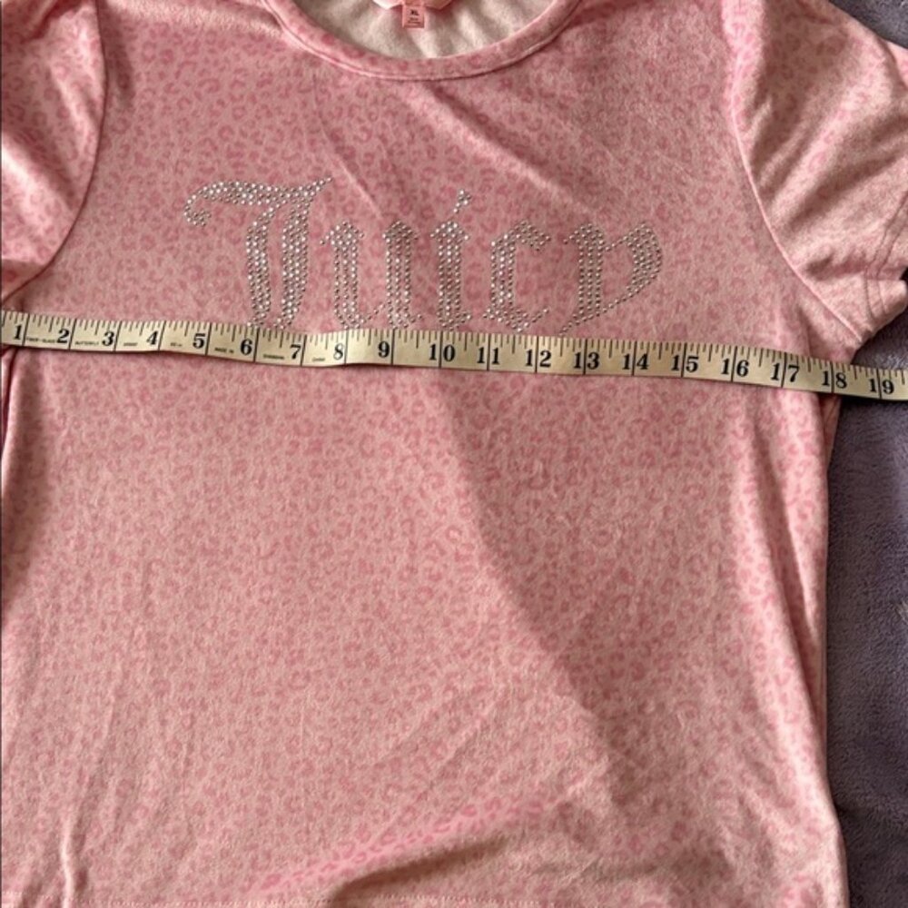 Juicy Couture Light Pink Leopard Print Tee